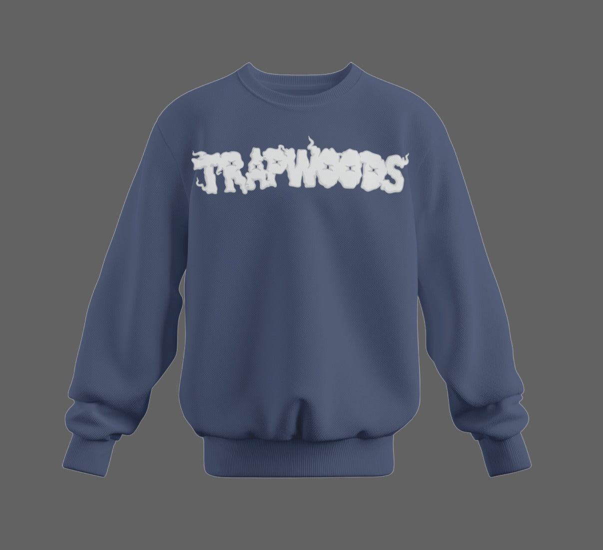 Trapwoods Up In Smoke Crew Neck Sweatshirt