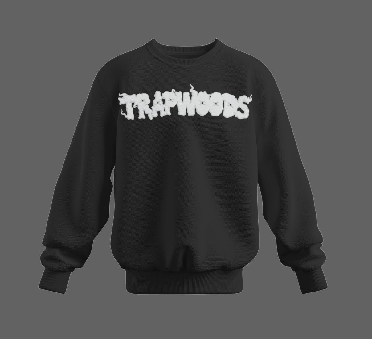 Trapwoods Up In Smoke Crew Neck Sweatshirt